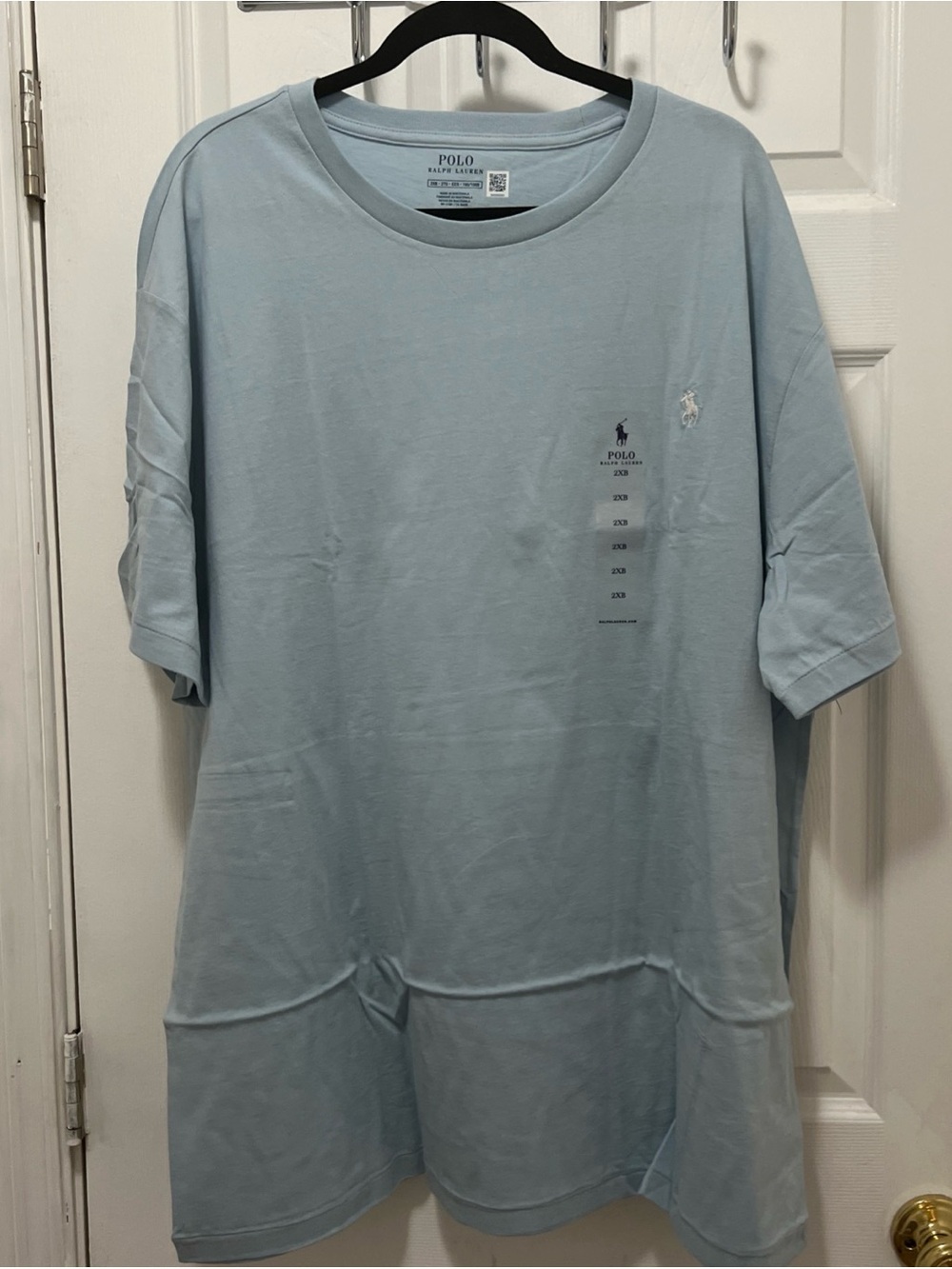 NEW Polo Ralph Lauren Polo Player T-Shirt Light Blue Size 2XB